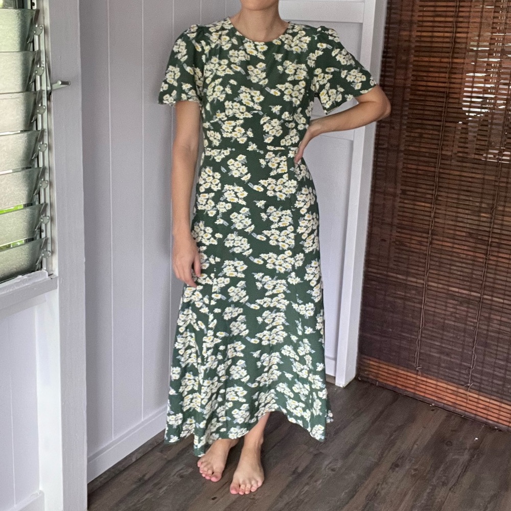 Fall Floral Dress — RIHOAS brand